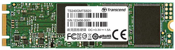 Transcend MTS820 - nowe dyski SSD M.2 oparte na kościach TLC [1]