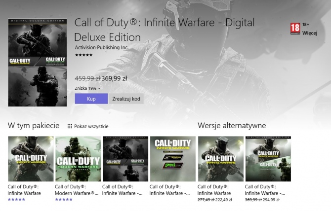 CoD: Infinite Warfare - nie kupujcie gry w Windows Store! [1]