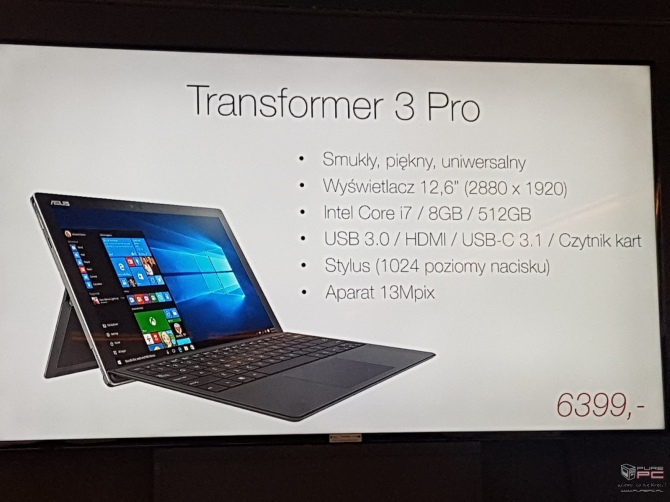 ASUS Zenbook 3 oraz Transformer 3 Pro debiutują w Polsce [9]