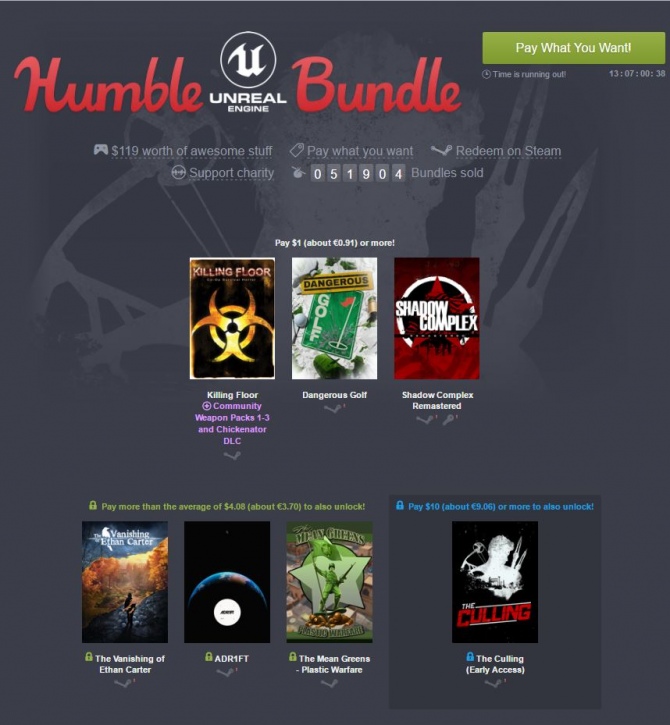 Humble Unreal Engine Bundle - świetne gry za grosze [1]