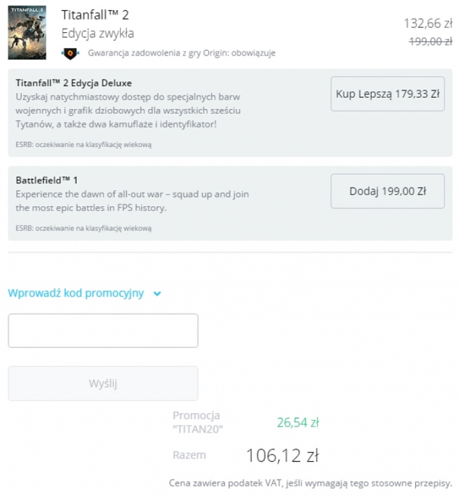 Ceny Titanfall 2 spadają w przerażającym tempie [1]