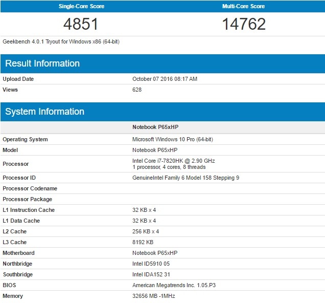 Kilka informacji o nadchodzących procesorach Kaby Lake-H [3]