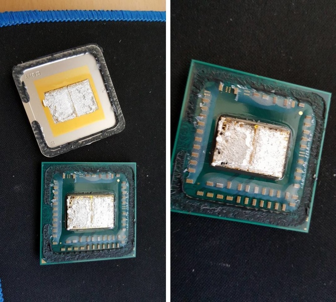Zdjęcia procesora AMD Bristol Ridge z usuniętym IHS [2]