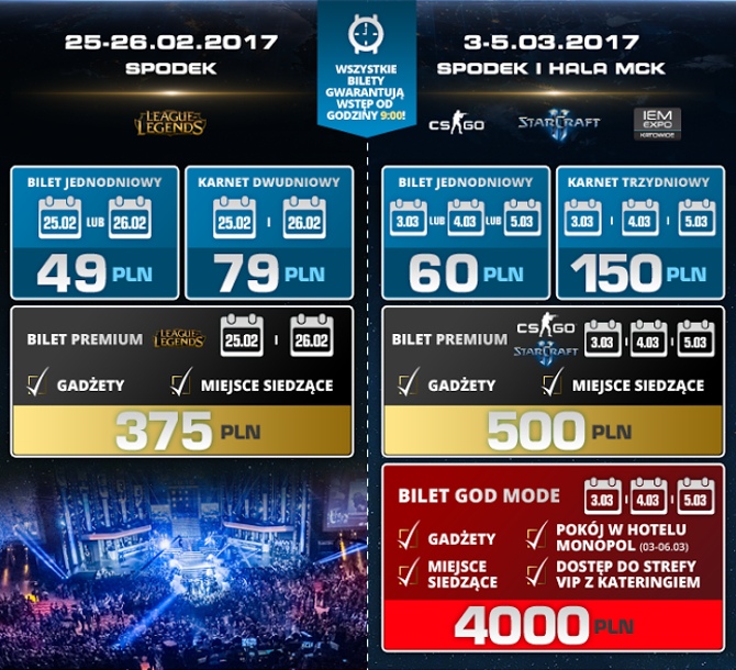 Intel Extreme Masters 2017 - znamy datę oraz ceny biletów [2]
