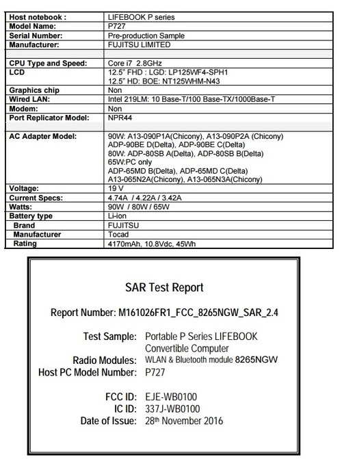 Fujitsu prezentuje swoją nową hybrydę 2w1 - Lifebook P727 [1]