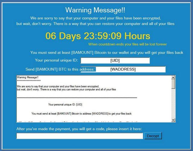 Nowe ransomware odszyfruje twoje pliki jeśli zarazisz innych [1]