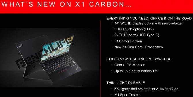 Lenovo wprowadza do oferty odświeżonego ThinkPada X1 Carbon [1]