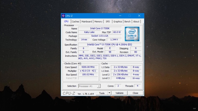 Intel Core i3-7350 Wyniki wydajności odblokowanego średniaka [1]