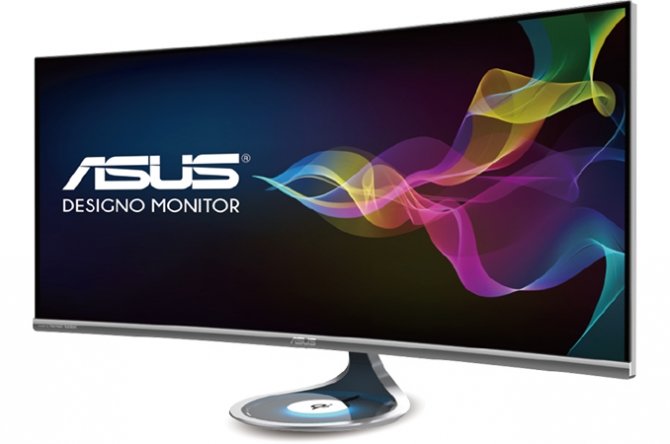 ASUS MX38VQ zakrzywiony monitor z bezprzewodową
