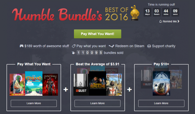 Humble Bundle's: Best of 2016 - świetne gry za śmieszną cenę [1]