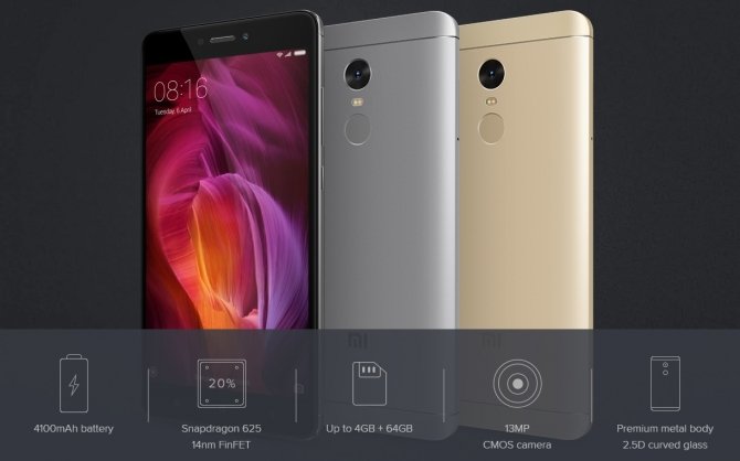 Xiaomi Redmi Note 4 w wersji z układem Snapdragon 625 [1]