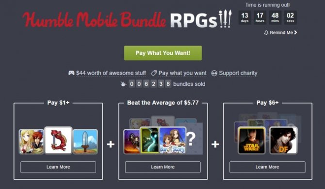 Dużo ciekawych gier RPG w nowym Humble Bundle Mobile [1]