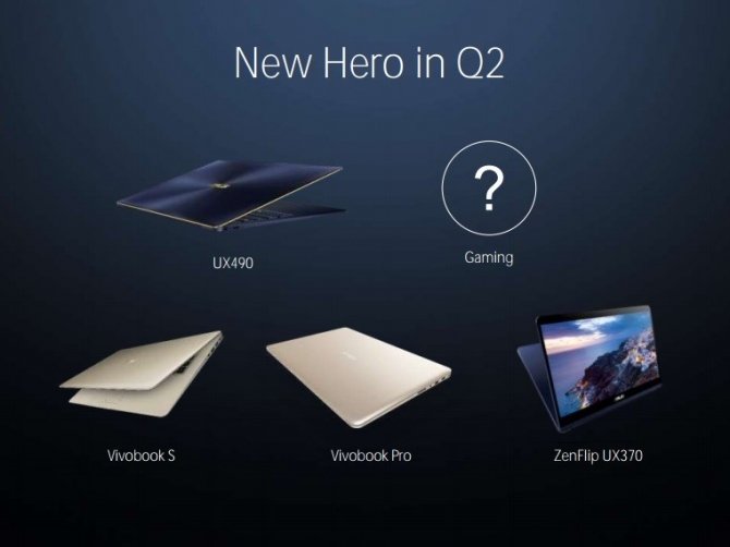 ASUS szukuje premierę ZenFlip UX370 i laptopa gamingowego [1]