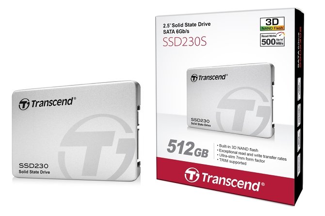 Transcend SSD230S - nośniki SSD na kościach 3D NAND TLC [1]