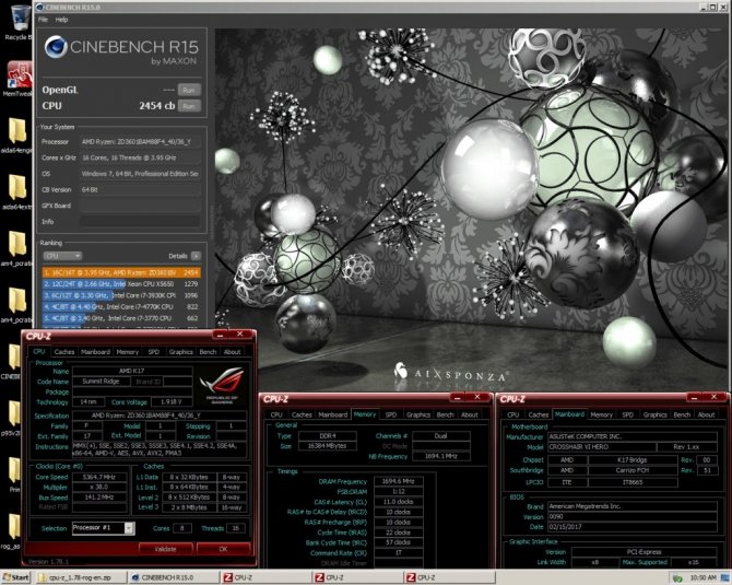 AMD Ryzen 7 1800X z zegarem 5,36 GHz bije rekord w Cinebench [1]