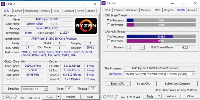 AMD Ryzen 5 1600 - pierwsze wyniki wydajności po OC [3]