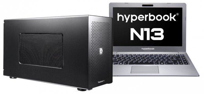 Hyperbook N13 - biznesowy notebook z Thunderbolt 3 i eGPU [2]