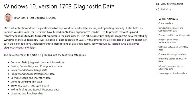 Ujawniono informacje jakie dane zbiera o nas Windows 10 [1]