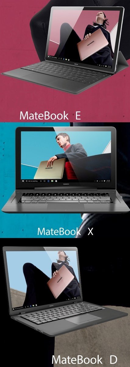 Huawei wkrótce pokaże trzy notebooki z serii MateBook [1]