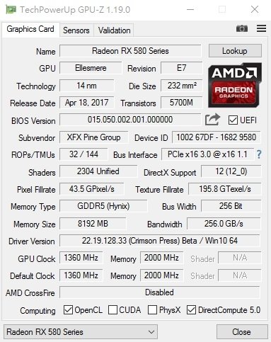 AMD Radeon RX 580 ma problemy z osiągnięciem 1500 MHz? [2]