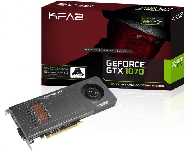 Jednoslotowy GeForce GTX 1070 od KFA2 debiutuje w Europie [1]