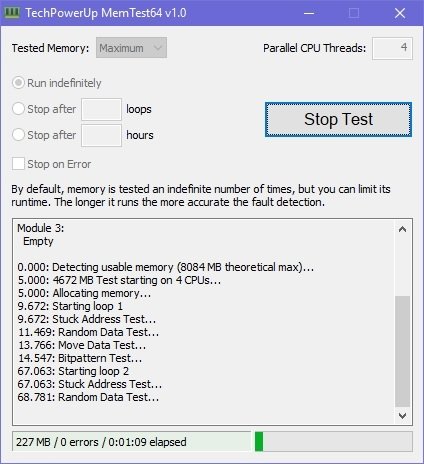 TechPowerUp MemTest64 - program do diagnostyki modułów RAM [1]