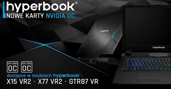 Hyperbook prezentuje laptopy z podkręconymi kartami NVIDII [1]