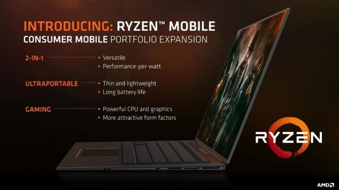 AMD potwierdza obecność procesorów Ryzen w notebookach [1]