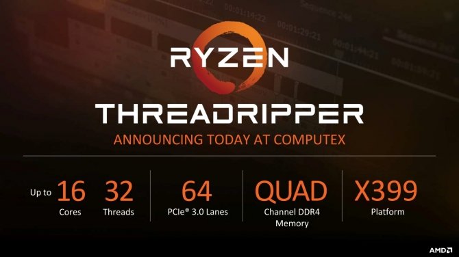 AMD Ryzen Threadripper - będzie dziewięć nowych procesorów [2]