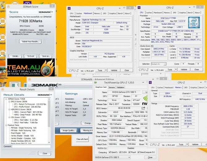 Intel Core i7-7740X podkręcony z 4300 MHz do 7500 MHz [4]