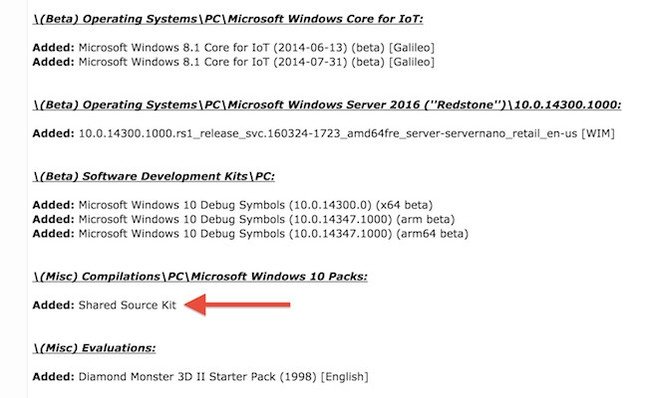 Wyciekł kod źródłowy i wewnętrzne wersje Windowsa 10 [1]