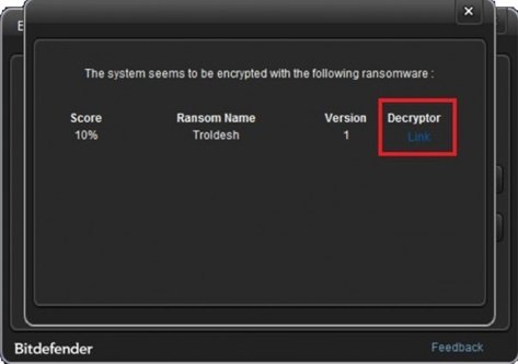 Darmowe narzędzie do rozpoznawania ransomware od Bitdefender [1]
