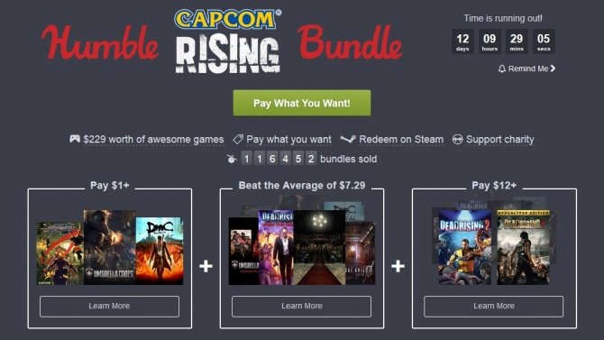 Nowa paczka gier AAA od Capcom na Humble Bundle [1]