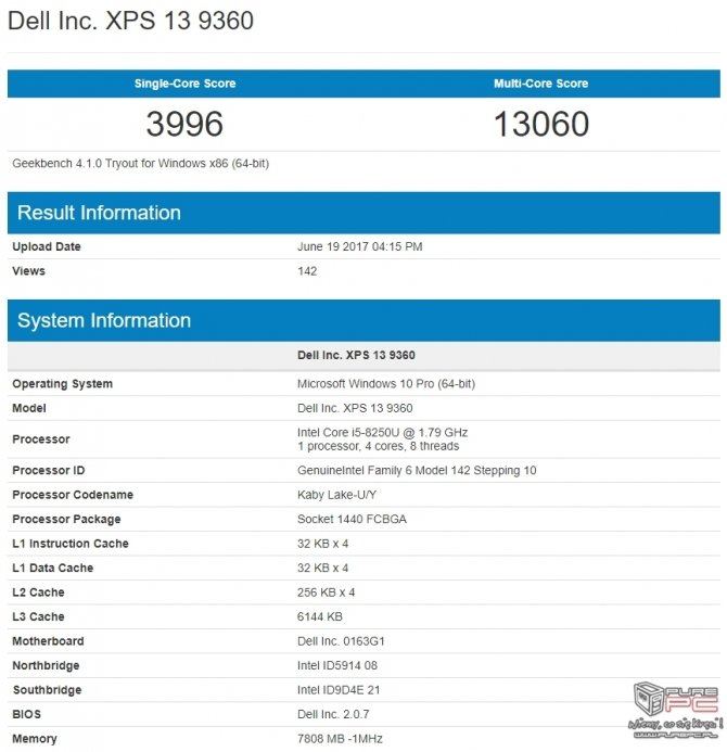 Intel Core i5-8250U dwukrotnie wydajniejszy od Core i5-7200U [3]