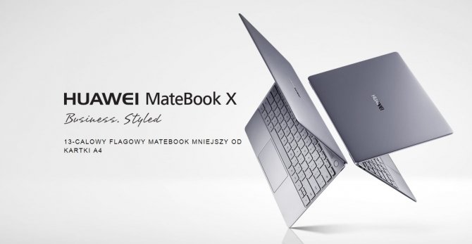 Huawei MateBook X oficjalnie debiutuje w Polsce - znamy ceny [1]