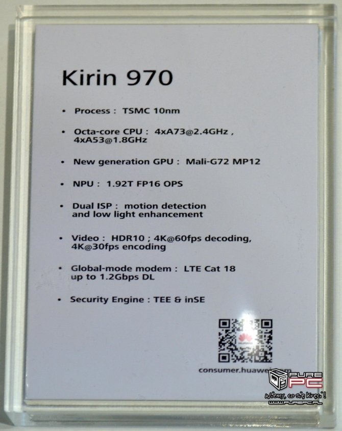 IFA2017: Kirin 970 - Huawei przedstawia nowy układ SoC [3]