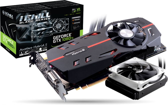 Inno3D GTX 1080 Ti iChill Black - karta chłodzona hybrydowo [1]