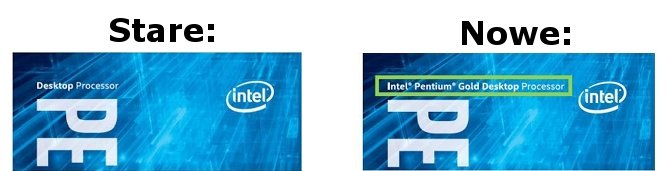 Intel zmienia nazewnictwo procesorów Pentium Kaby Lake [2]