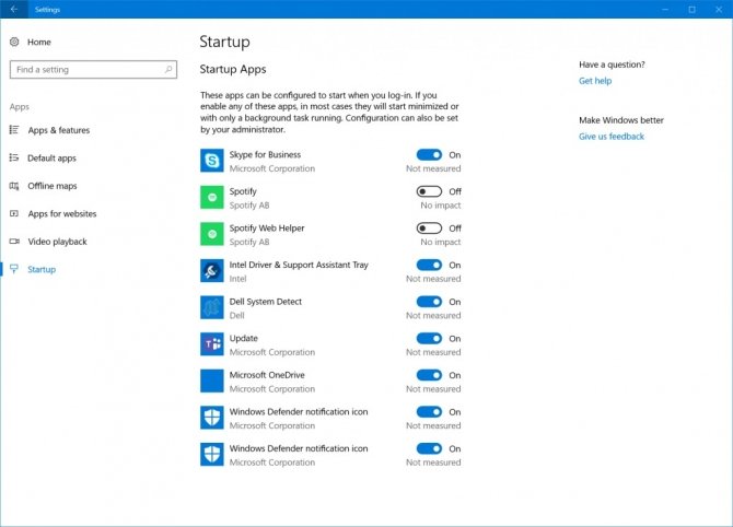 Windows 10 - opcje autostartu zmierzają do menu Ustawienia [1]