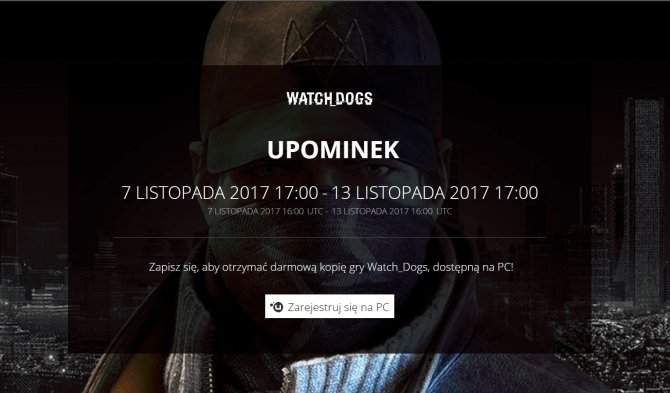 Ubisoft rozdaje grę Watch_Dogs na platformę PC za darmo [2]
