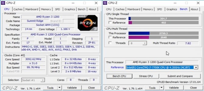 Procesor AMD Ryzen 3 1200 w wersji z ośmioma rdzeniami [2]