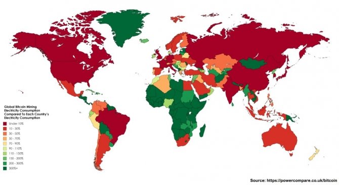 Kopanie Bitcoinów zużywa więcej prądu niż 159 państw świata [1]