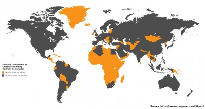 Kopanie Bitcoinów zużywa więcej prądu niż 159 państw świata [2]