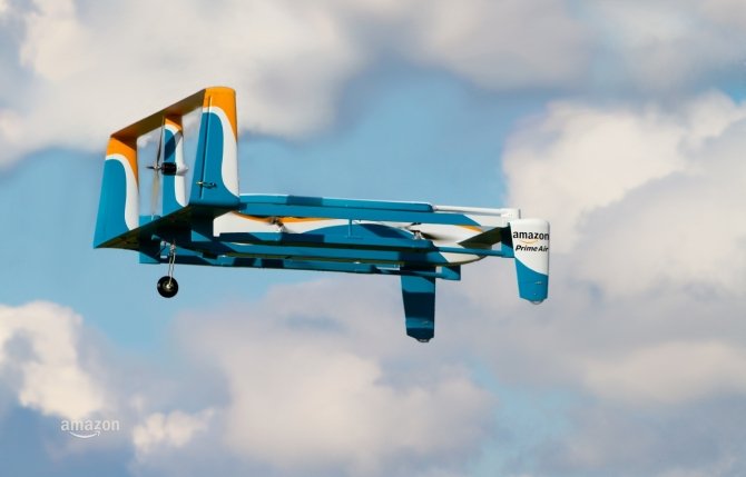 Amazon uzyskał patent na rozpadające się w powietrzu drony [1]