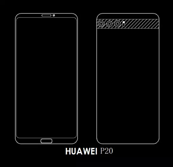 Do sieci wyciekł design Huawei P20 - będą trzy obiektywy [1]