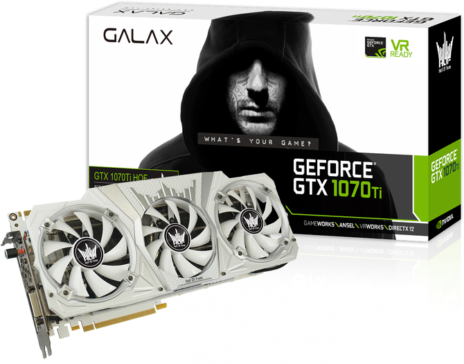 GALAX GTX 1070 Ti Hall of Fame - Karta z wyświetlaczem LCD [1]