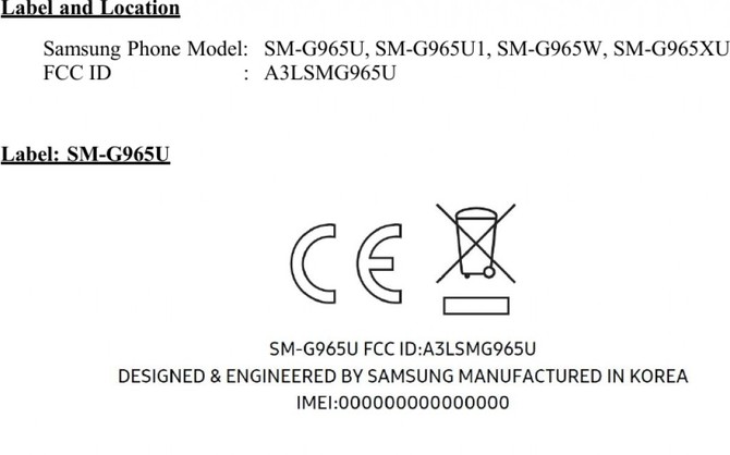 Samsung Galaxy S9 trafia do FCC i odkrywa kolejne karty [4]