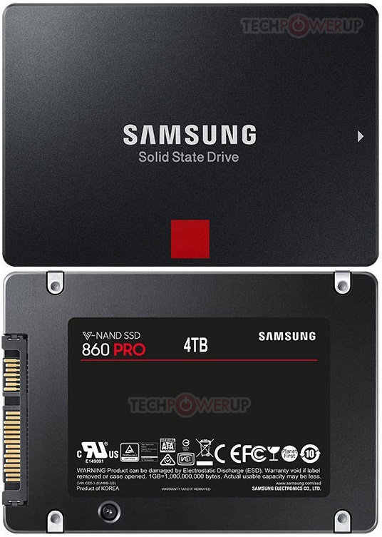 Samsung SSD 860 Pro - model 4 TB zauważony na stronie firmy [2]