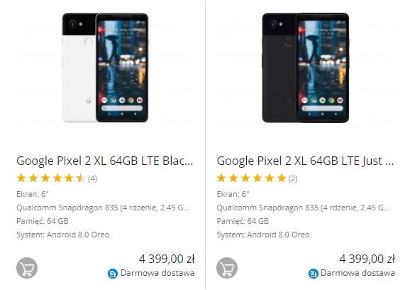 Google Pixel 2 XL niespodziewanie trafia do polskich sklepów [2]