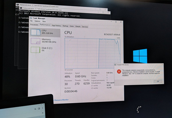 Uruchomiono system Windows 10 na Raspberry Pi 3 [nc2]